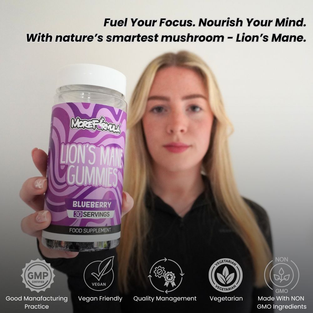 Lions Mane Gummies -Blueberry Flavour